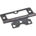 Hardware Resources Dark Antique Copper Machined 3" Swaged Loose Pin Non-Mortise Hinge with 6 Holes 9802DACM